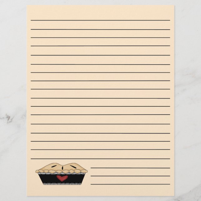 From The Heart Recipe Page (Front)