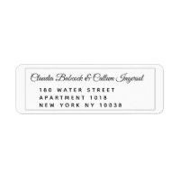 From The Heart Wedding Return Address