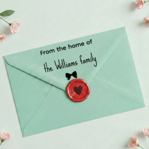From the Home of Custom Family Address Stamp