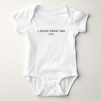 “From the Jug” Funny Breastfeeding Baby Bodysuit