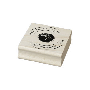 From the Kitchen Mama Secret Love Ingredient Rubber Stamp