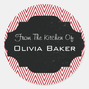 From The Kitchen Of - Baked Goodies Classic Round Sticker