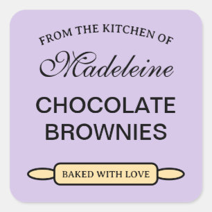 From the kitchen of, baked with love stickers