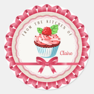 from the kitchen of classic round sticker