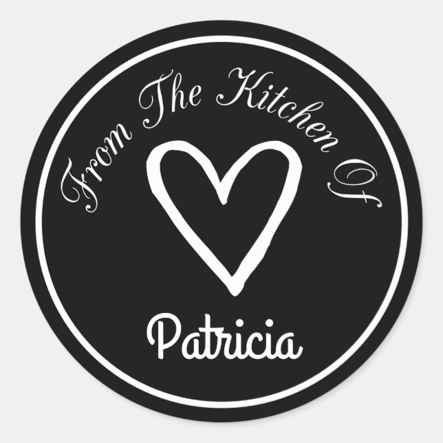 From The Kitchen Of Classic Round Sticker (Front)