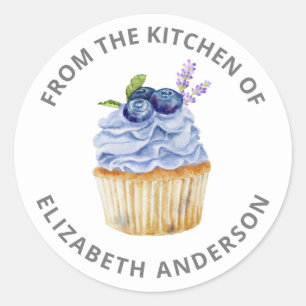 From the Kitchen of Cupcake Pastry Chef Bakery Cla Classic Round Sticker