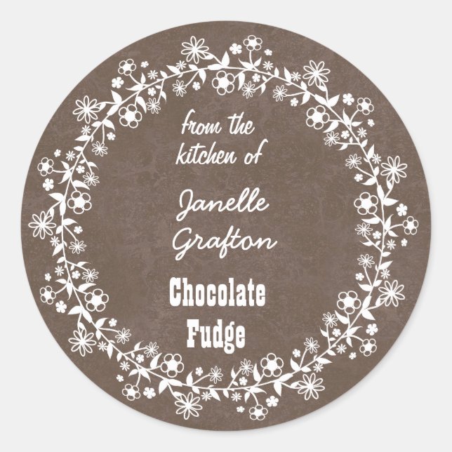 From the Kitchen of FLOWERS Canning Label V16 (Front)