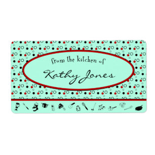 From The Kitchen Of Label Template