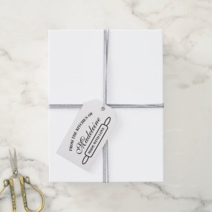 From the kitchen of, made with love elegant gift tags