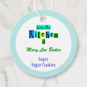 "From the Kitchen of" Retro Baking Tags