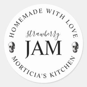 From the Kitchen Of   Skull Custom Round Sticker