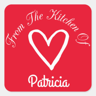 From The Kitchen Of Square Sticker