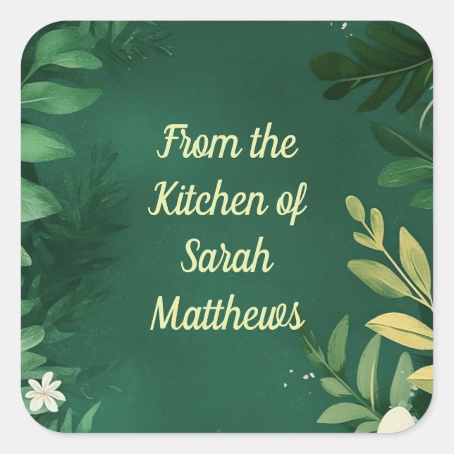 From the kitchen of stickers (Front)