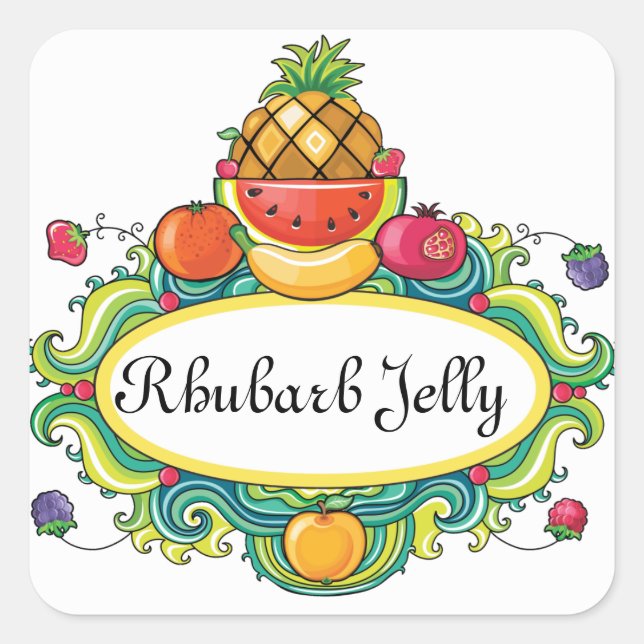 From the Kitchen - SRF Square Sticker (Front)