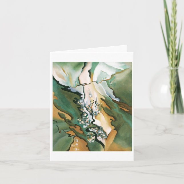 From the Lake, No. 3,  by Georgia O'Keeffe,  Card (Front)