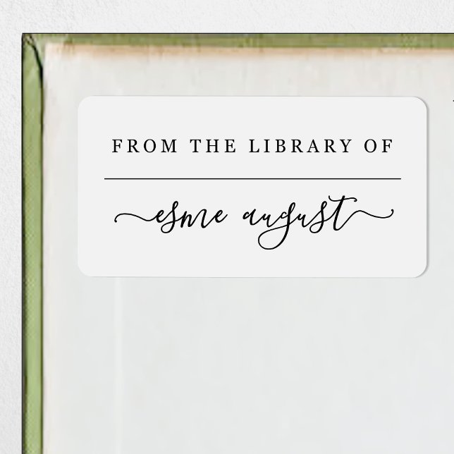 From the Library of Book Label (Creator Uploaded)