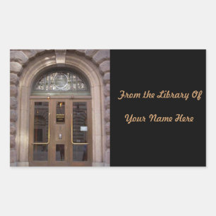 From The Library Of Customizeable Book Labels