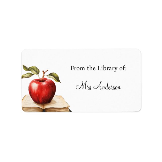 From the Library of Labels, Library Stickers, Book Label (Front)