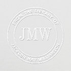 From the Library of, Monogram, Name, Custom 