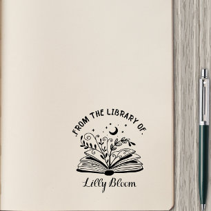 From the Library Of – Personalised Name Rubber Stamp