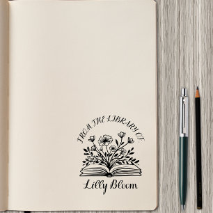 From the Library Of – Personalised Name Rubber Stamp