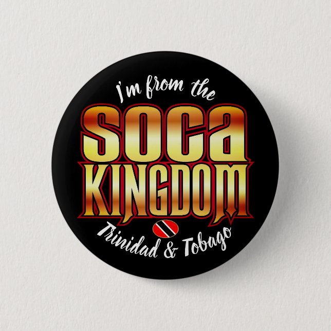 From the Soca Kingdom 6 Cm Round Badge (Front)