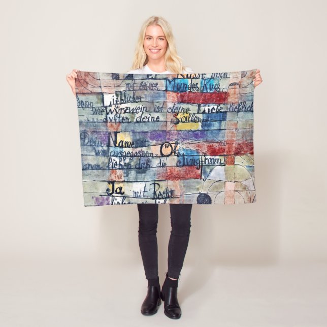 From the Song of Songs, Klee Fleece Blanket (In Situ)