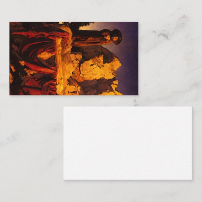 From the Story of Snow White, 1912 by Parrish Business Card (Front/Back)