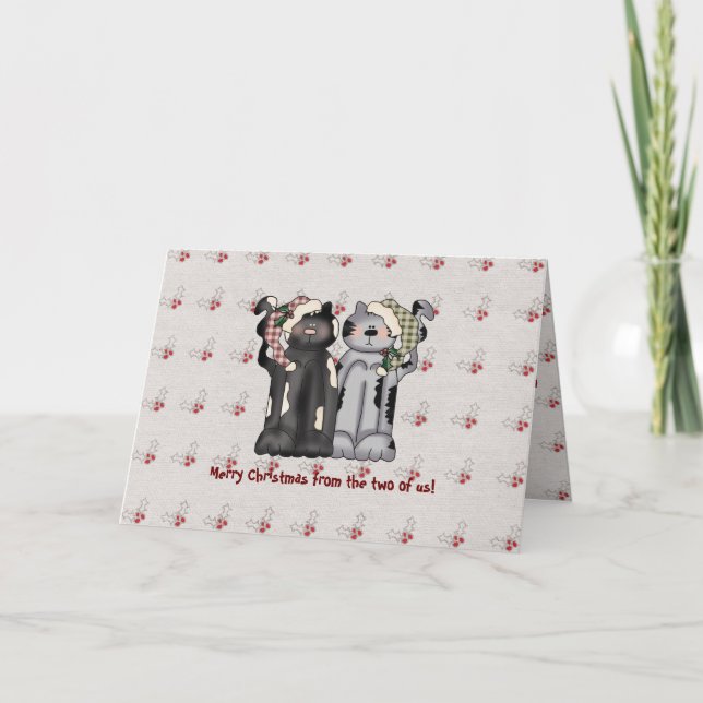 From the Two of Us...Christmas greeting card (Front)