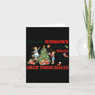 From The Windows To The Walls Cute Christmas Holid Card
