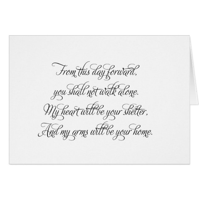 From This Day Forward (Front Horizontal)
