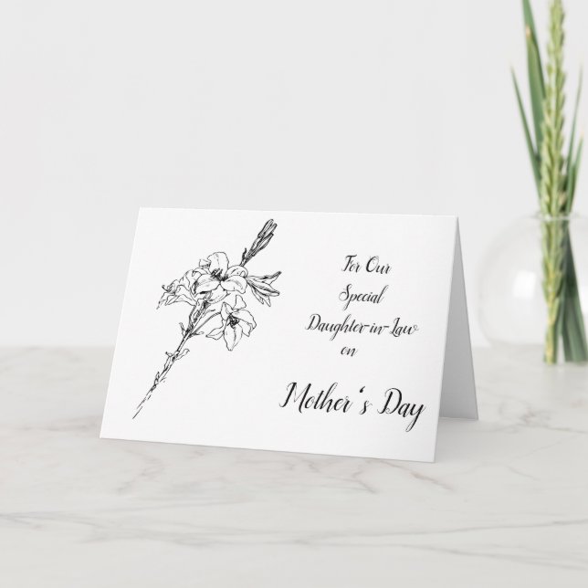 (From Us) Mothers Day Daughter-in-Law Card (Front)