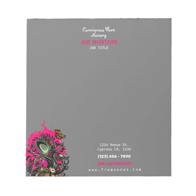 From Venus Notepad (Front)