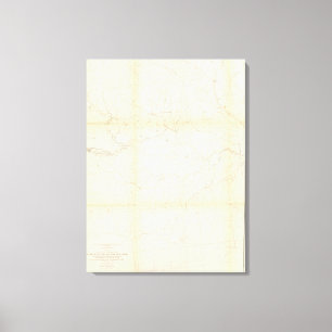 From W boundary of Missouri to mouth of Trap Creek Canvas Print