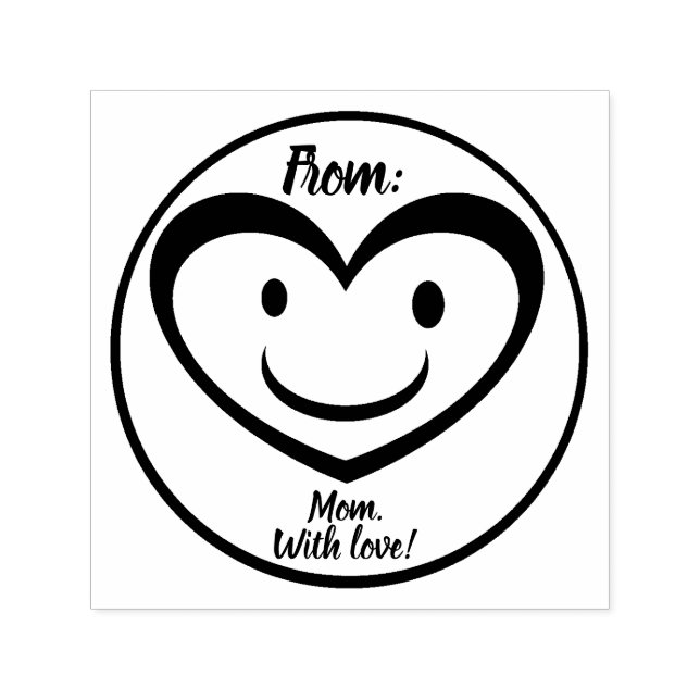 From....with Love  Self-inking Stamp (Design)