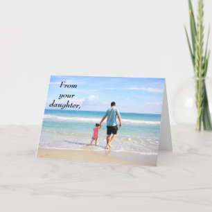 From Your Daughter Happy Father's Day Card