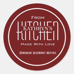 From Your Kitchen Personalised Sticker