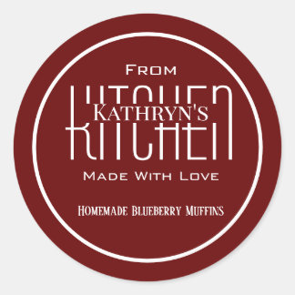 From Your Kitchen Personalised Sticker