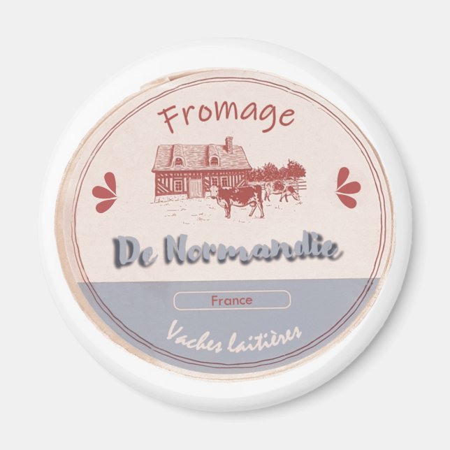 Fromage de normandie magnet (Front)