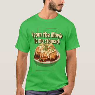 Fromhe Movieo My Stomach Anime Food girl T-Shirt