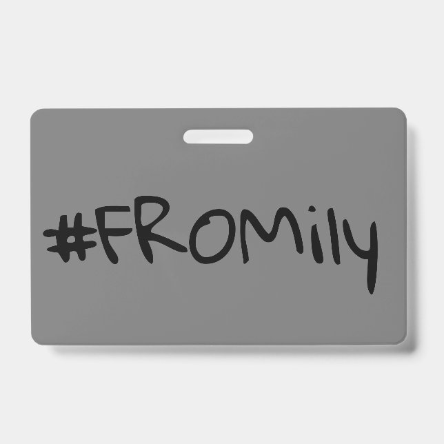 #FROMily From Fandom Korman Productions Podcast ID Badge (Front)