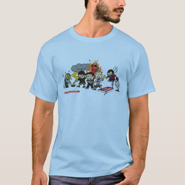 FromScratchTV Cartoon T-Shirt (Front)