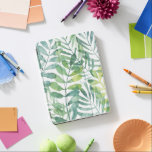 Frond Waltz - Palm Frond Leaves iPad Pro Cover<br><div class="desc">Frond Waltz I by Grace Popp. Features tropical greenery in a watercolor-like style.</div>