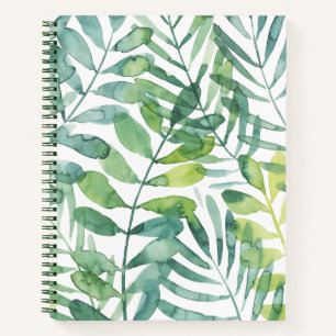 Frond Waltz - Palm Frond Leaves Notebook