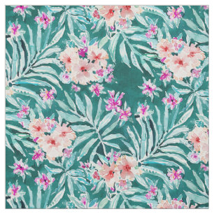FRONDS ON FLEEK Tropical Palm Floral Fabric