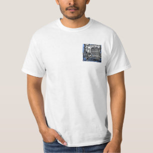 front 32ford, back flathead white t shirt