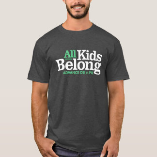 Front-and-Back Charcoal Grey T-shirt