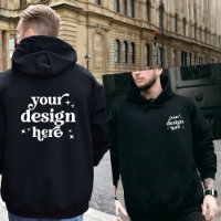 Front and Back Design Custom Logo Personalised