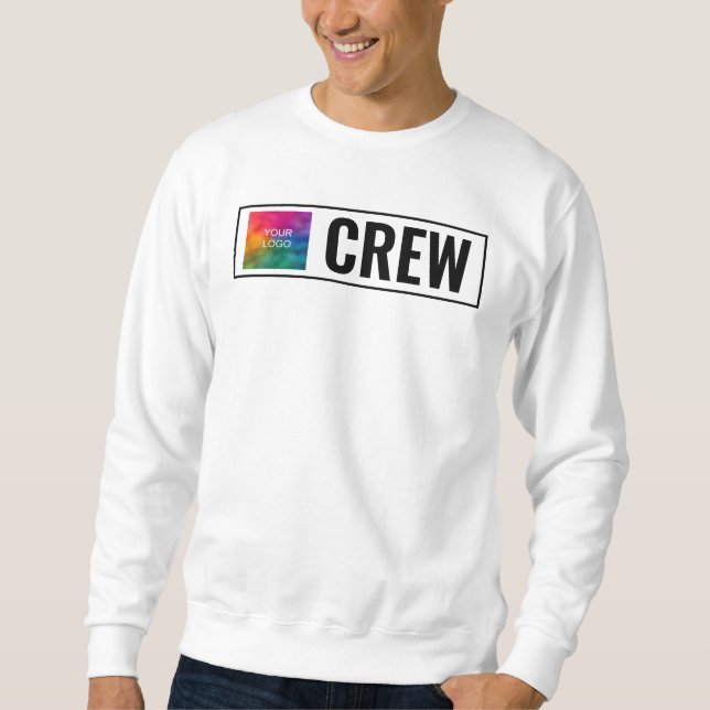Front And Back Double Sided Print Mens Staff Crew Sweatshirt (Front)