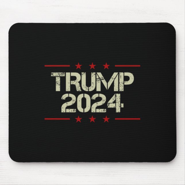 Front And Back- I'm Voting For The Outlaw And The  Mouse Pad (Front)